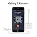 DPKIKO Compatible Headphone Adapter & Splitter IP 7/7 8/8 Plus/X, Dual 8 Pin Jack Aux Audio and Charging and Calling and Sync Cable Connector Earphone Charger, White