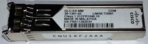 GENUINE CISCO GLC-SX-MM - NOT 3rd Party or Compliant or Compatible 1000BASE-SX SFP Transceiver Module, Model: GLC-SX-MM, PC / Computer & Electronics