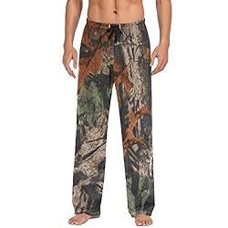 Ollabaky Men's Pajama Pants Camo Vintage Pjs