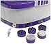 Conair FB51R Cord Reel Massaging Jet Footbath, Purple and White