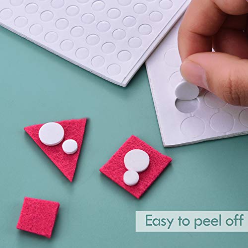 20 Sheets 4000 Pieces Foam Dots DualAdhesive 3D Foam Tapes Assorted Size Foam Pop Dots Adhesive