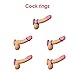 Male Cock Rings - Silicone Penis Ring Set - Sex Pleasure Rings for Erection Enhancing and Last Longer Orgasm - Blue