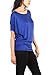 Love Melrose Womens Short Kimono Sleeve Boat Neck Dolman Tunic Top Side Shirring