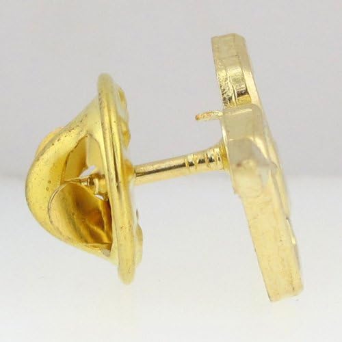 Cross Country Gold Chenille 1" Lapel Pin