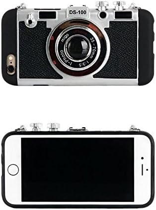 iPhone 6Plus / 6s Plus Case, Newrain New Vintage Camera Pattern Phone Mobile TPU Case/Cover for Apple iPhone 6/6 Plus (Black)