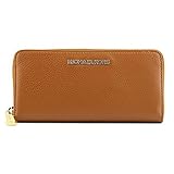 Michael Kors Women's Bedford Leather Zip Around Leather Wallet Baguette