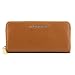Michael Kors Women's Bedford Leather Zip Around Leather Wallet Baguette