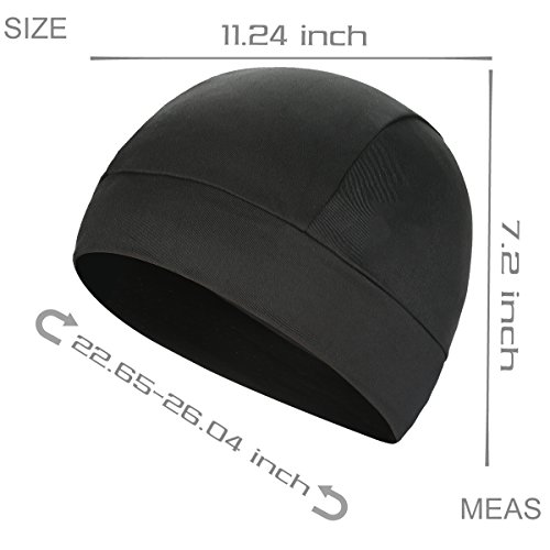 image for JOEYOUNG Helmet Liner Skull Cap Running Beanie for Men & Women Great f