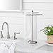 Amazon Basics Rustic Bathroom Accessory Collection - Towel Holder, Brushed Nickel