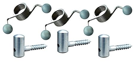 EcoSavers Universal Türschließer Türfeder - Set von 3 - Stahl