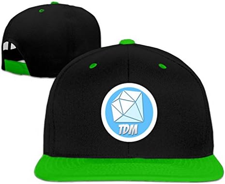 DanTDM Logo Snapback Baseball cap hip hop cap Green (5 colors)