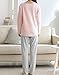 MyFav Big Girls Spring Winter Sleepwear Nighty Long Sleeve Heart Shape Pajama