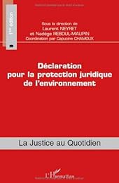 Déclaration pour la protection juridique de l'environnement