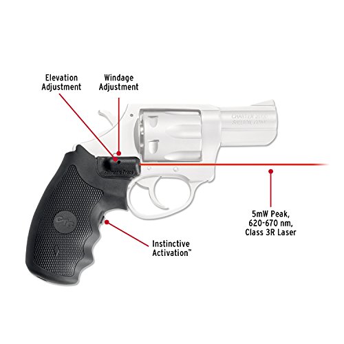 Crimson Trace LG-325 Lasergrips Red Laser Sight Grips for Charter Arms Revolvers