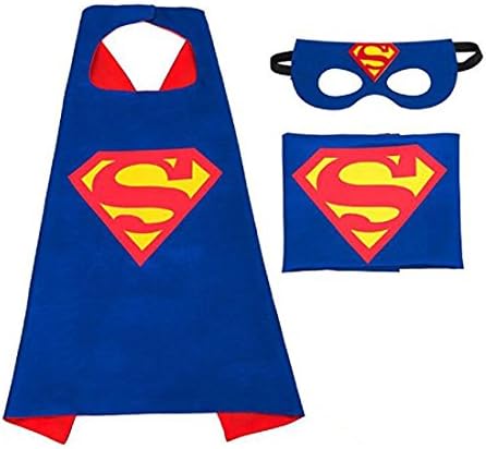 Nethaniah Super Hero Dress Up Costumes with Masks and Cape for Kids