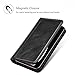 ProCase Genuine Leather Case for iPhone Xs Max, Vintage Wallet Folding Flip Case with Kickstand Card Holder Protective Cover for Apple iPhone Xs Max 6.5