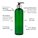MoYo Natural Labs 8 oz Pump Dispenser, Empty Soap and Lotion Bottles with Locking Cap, BPA Free PET Plastic Containers for Essential Oils/Liquids (3 pack, Forest Green)