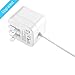 iPhone Charger, Skiva PowerFlow 2.4-Amps 12W AC Wall Foldable Plug Charger for iPhone X / 8 / 8 plus / 7 7+ SE, iPad Pro Air mini [Integrated Apple MFi Certified 8-pin Lightning Cable] [Model:AC107]