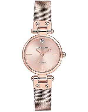 Women's Diamond Dial Mesh Bracelet Watch