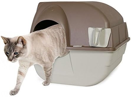 Maison De Toilette Chat Litter Box Auto Nettoyante Taupe Petit Modele Amazon Fr Animalerie