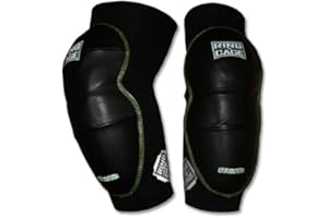 Ring to Cage Deluxe MiM-Foam Elbow Pads - Leather for Muay Thai, MMA, Kickboxing, Stand up,