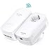 Kit CPL WiFi TP-Link AC1200 + 1300 Mbps - Ports Gigabit - Prise Intégrée - Extenseur Réseau Filaire Et Sans Fil