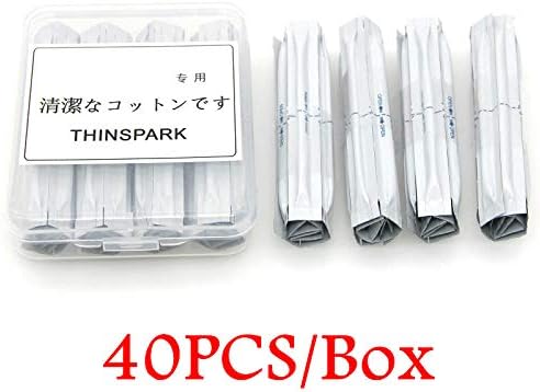 40Pcs Alcohol Swabs Clean Tool Double Head Cleaning Cotton Swabs For IQOS Cleaning Stick Electronic Cigarette