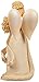 Enesco Foundations Angel with Holly Figurine, 7.48-Inch