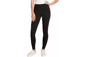 Max & Mia Womens High Waist French Terry Legging