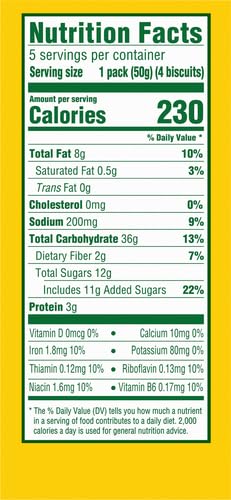 BELVITA BREAKFAST BISCUITS, BLUEBERRY FLAVOR, 5 PACKS (4 BISCUITS PER PACK)