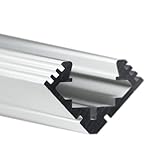 Klus B4023ANODAL - 78.75 in. Anodized Aluminum Mounting Channel - 45 - ALU Profile - For LED Tape Light