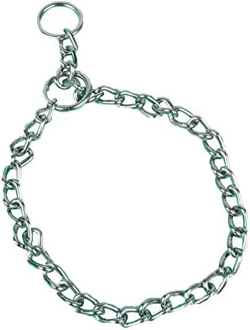 Puppy Purpose Strong Stainless Steel Chain Snake Metal Collar Dog Training Collars Necklace Pet Neck Rope-S