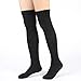 Women's Over Knee Thigh High Socks Knit Boot Stockings Leg Warmer 2 Pairs
