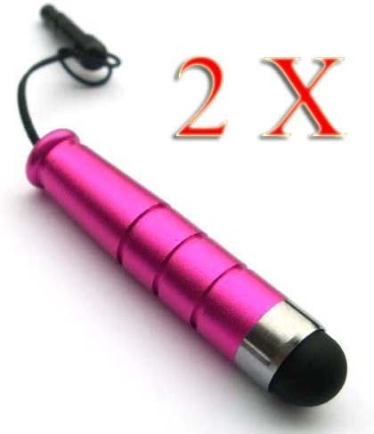 Hi-Tech Dealz 2 Pack of Stylus (Pink) Universal 3.5mm plug ATTACHABLE Mini Touch Screen Stylus Pen for Tablet PC / Cell Phone / MP4 : Samsung Galaxy Tab, Samsung Galaxy Nexus, Samsung GALAXY Note, Samsung Galaxy S II, Epic 4G Touch, Samsung Galaxy S II Skyrocket, Samsung Droid Charge, and all touch screen Android devices - Hi-Tech Dealz