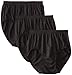 Bali Women's 3 Pack Comfort Revolution Brief Panty, Black, 10/11