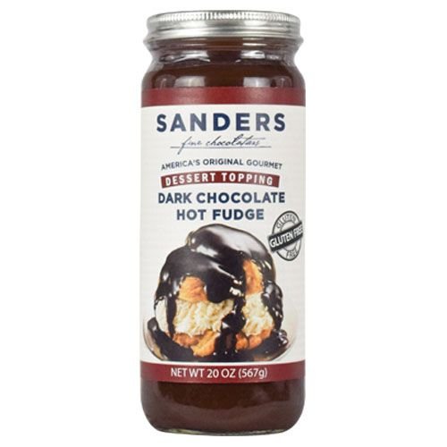 Sanders Sundae Best Gift Box, 4 Flavor Assortment of 20 oz Jars, 80 oz total (Dark Chocolate, Milk Chocolate, Classic Caramel, Extra Dark Chocolate) - Thumbnail 3