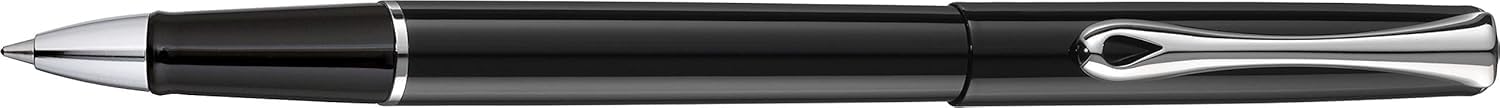 Diplomat - Traveller - Rollerball Pen - Black Lacquer - Resistant and Elegant - High End - 5 Years Warranty