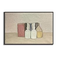 Framed Canvas Wall Art Still Life by Giorgio Mordian Canvas Prints Home Artwork Decoration for Living Room,Bedroom - 16x24 inches