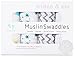 Organic Muslin Swaddle Blankets by Tristan & ava, 100% Cotton, Ultra Soft, Pre-Washed, 4-Pack Baby Swaddle Blanket Set for Boys and Girls, 47 x 47 inch, Starry Night primary