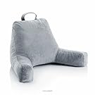 Linenspa Shredded Foam Reading Pillow - Perfect for Adults, Teens, and Kids - Velour Cover - 3 Year Warranty