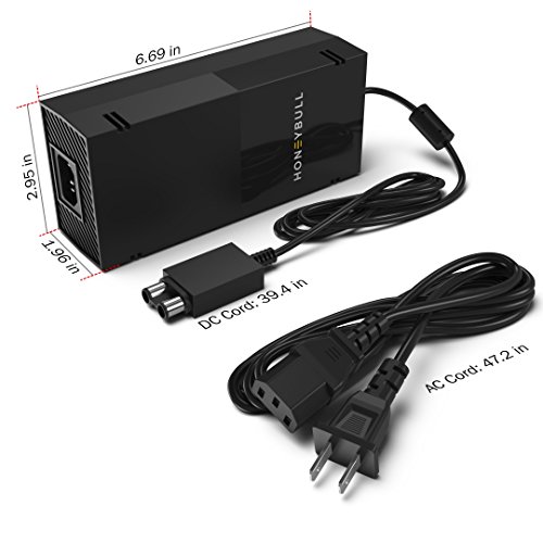 image for HoneyBull Xbox One Power Supply [Cool and Quiet Plus Model] AC Adapter