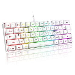 RedThunder 60% Gaming Keyboard, RGB Backlit