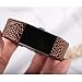 bayite Leather Replacement Bands for Fitbit Charge 2, Stone Pattern Brown