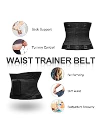 Slimerence - Cinturón reductor de cintura para pérdida de peso, ajustable, para adelgazar y aliviar el dolor