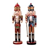 ENLAYER 2PCS 13.8 Inch Nutcrackers Christmas