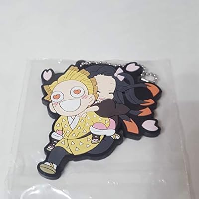 Amazon Co Jp 鬼滅の刃 ラバーストラップ ラバスト きめつのやいば 我妻善逸 竈門禰豆子 ぜんいつ ねずこ ラバーマスコット バディコレ グッズ ホビー 通販