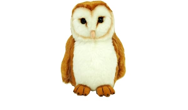 Amazon Com Wildlife Animal Barn Owl Plush S Size Toys Games
