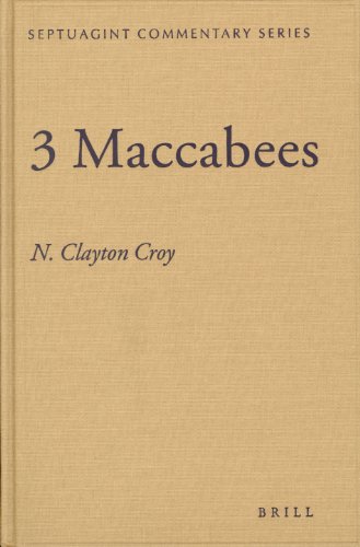 3 Maccabees (Septuagint Commentary Series) (Septuagint Commentaries)