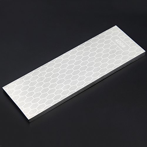 Double Dual Sided Sharpener Diamond Knife Sharpening Stone Whetstone (400# 1000#)
