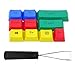 Honbay 10pcs PBT RGBY Mechanical Keyboard Keycaps with Steel Wire Key Puller